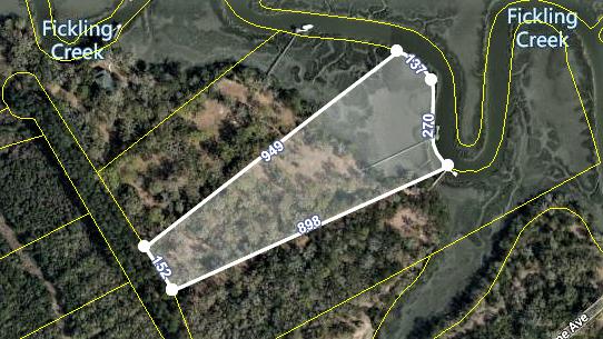 6644 Bloody Point Road Wadmalaw Island, SC 29487 - Photo 8 of 33 Bloody Point LOT MAP Zoom