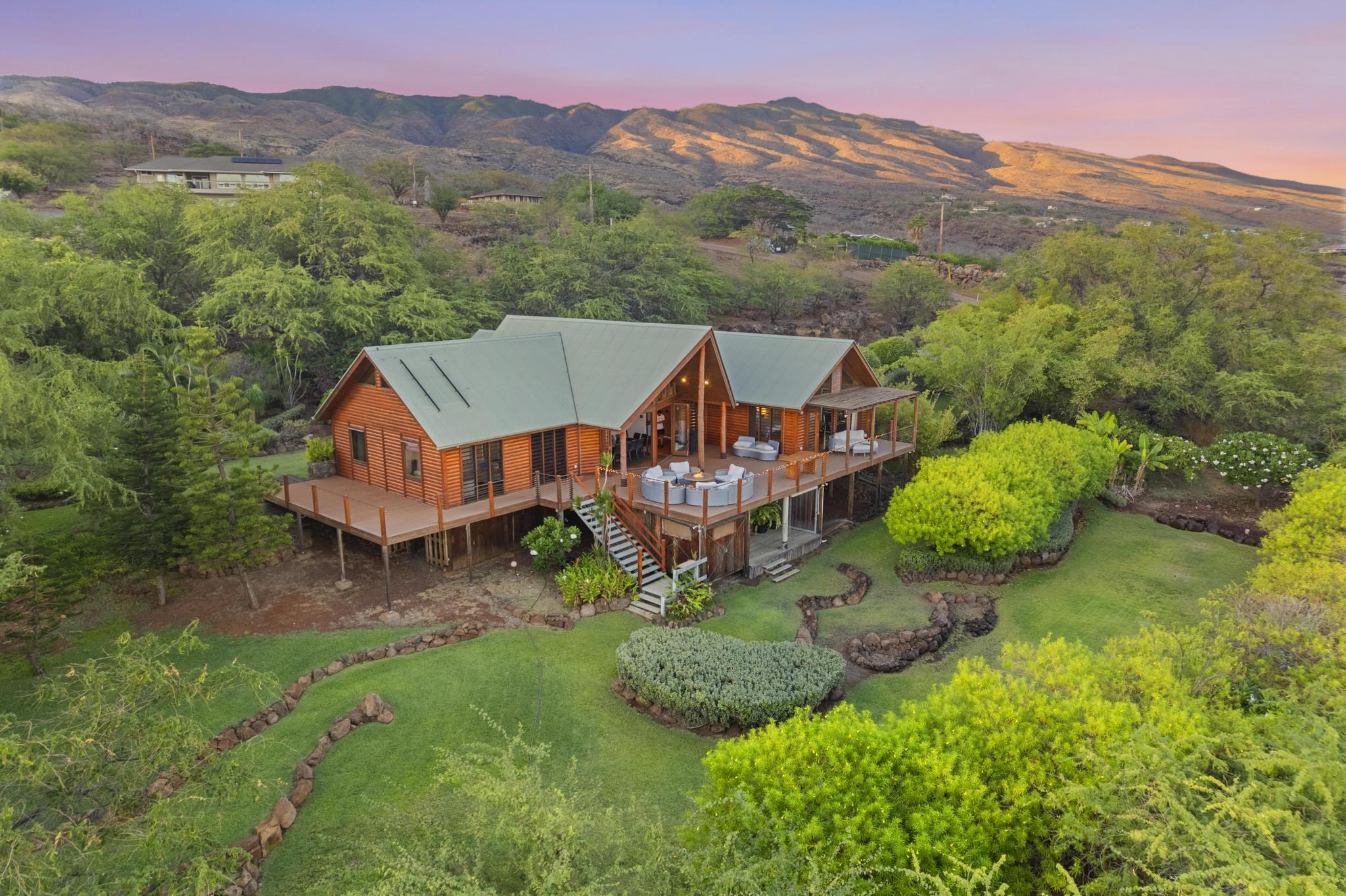 115 Ulua Road Kaunakakai, HI 96748 - Photo 24 of 49 an aerial view of a house with a garden