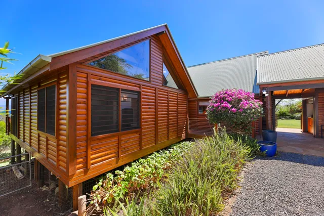 a view of a porch with a door