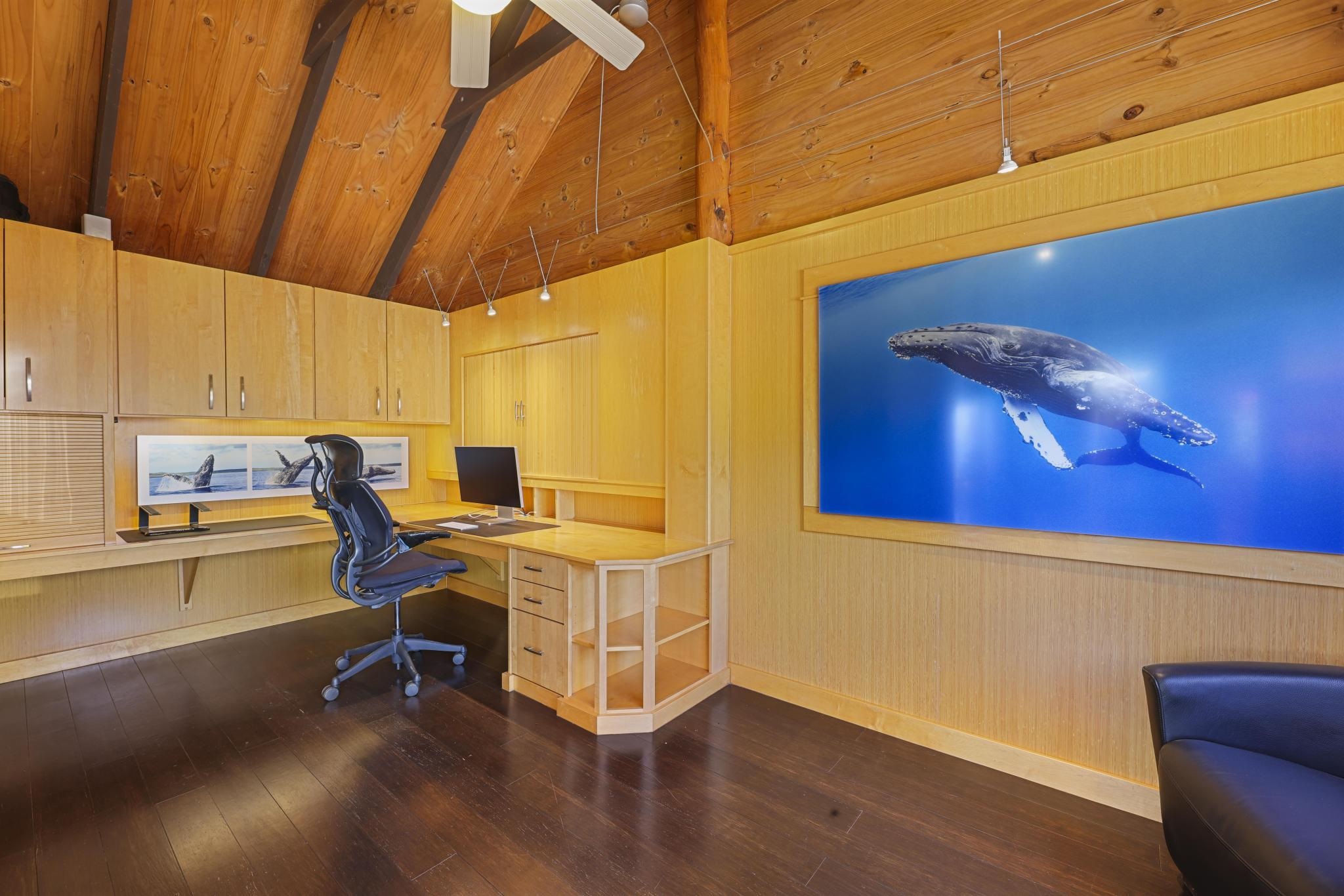 115 Ulua Road Kaunakakai, HI 96748 - Photo 42 of 49 a view of a workspace with wooden floor