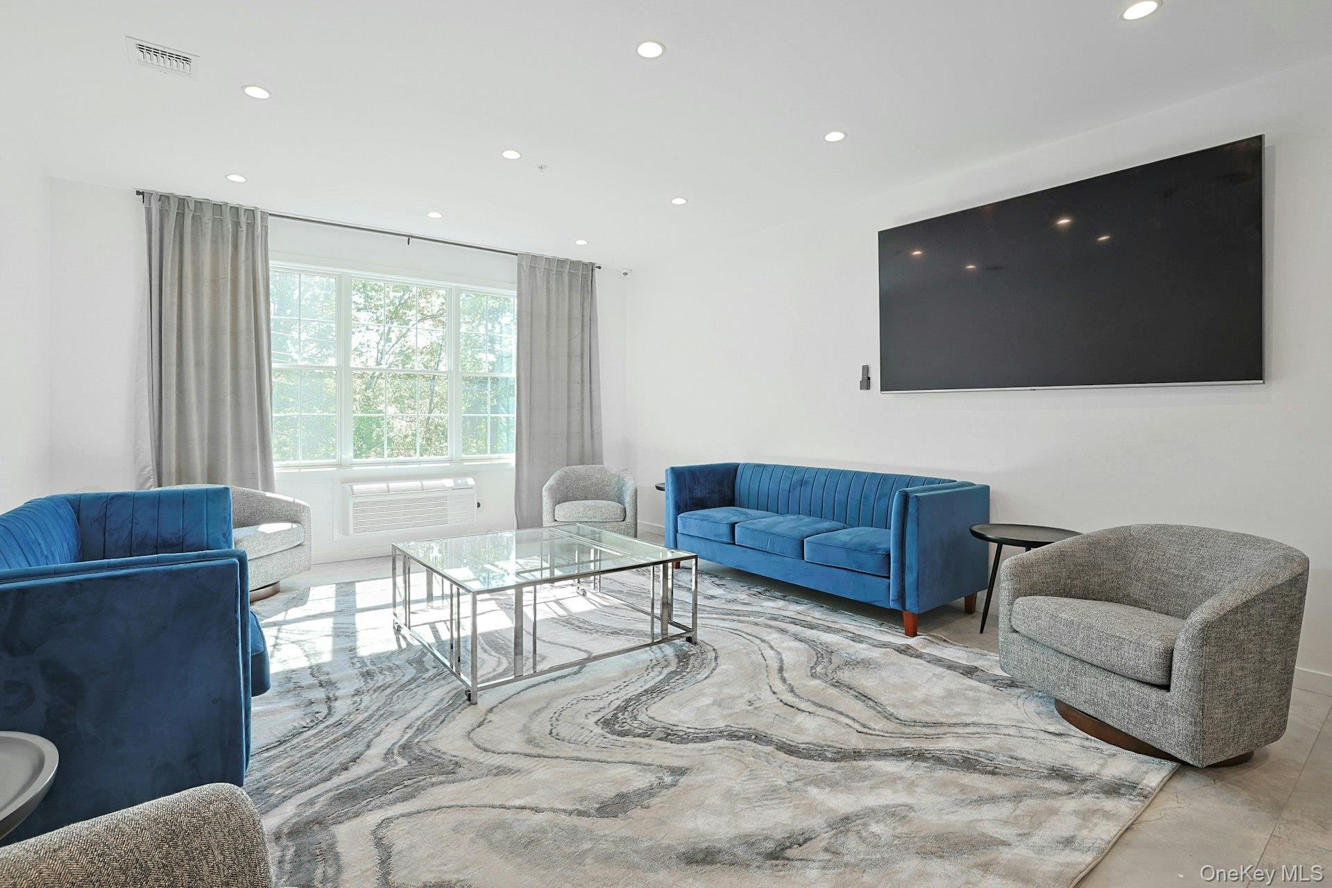 962 Rte 9W, Unit 106 Congers, NY 10920 - Photo 18 of 48 a living room with furniture and a flat screen tv