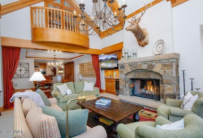 458 Vail Valley Drive, Unit R6 Vail, CO 81657 - Photo 3 of 17 Balcony overlooking living room