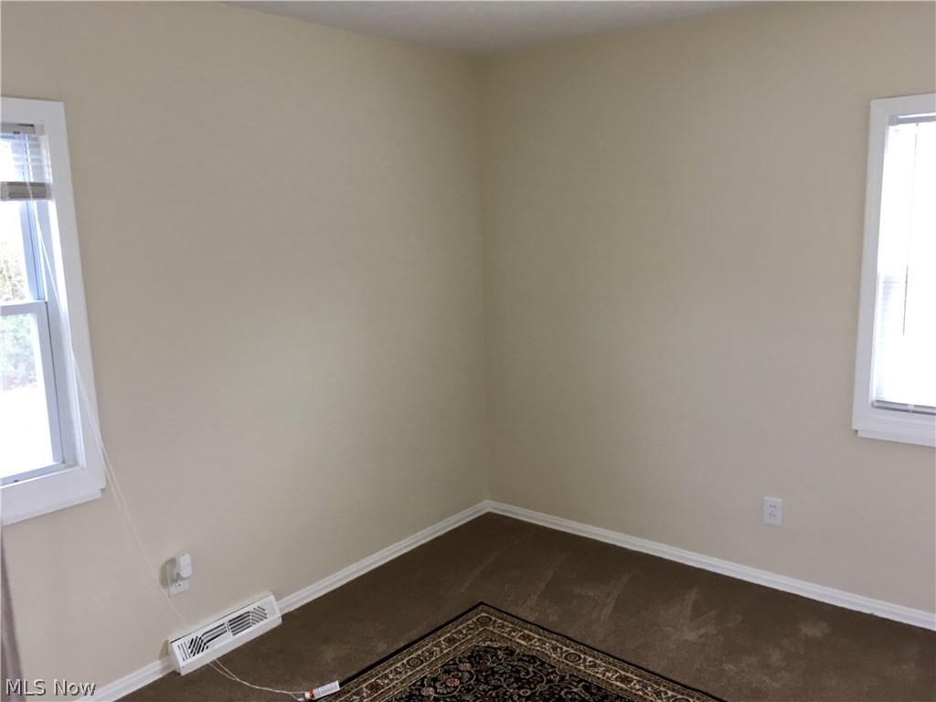 4307 Roadoan Road Brooklyn, OH 44144 - Photo 7 of 20 1st floor bedroom with new carpet, windows, with freshly painted walls & trim.