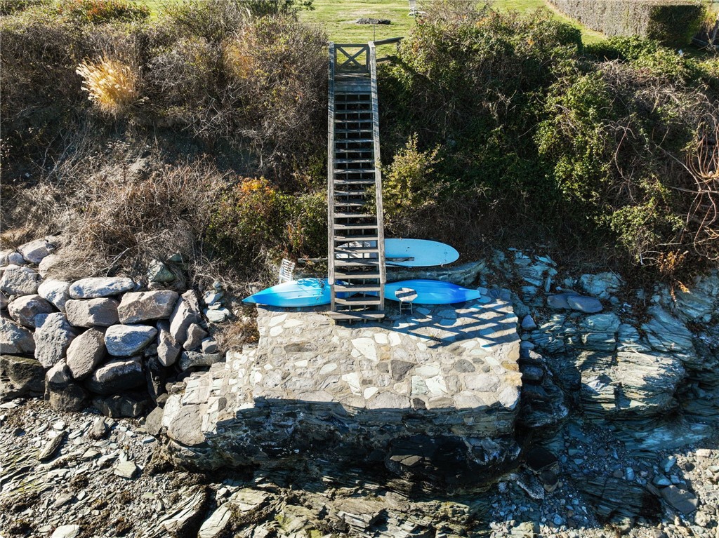 41 Walcott Avenue Jamestown, RI 02835 - Photo 5 of 50 Slate pad and riprap have been carefully maintained.