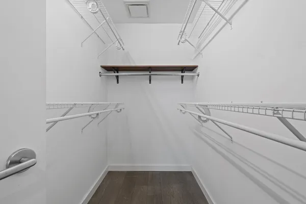 a view of walk in closet