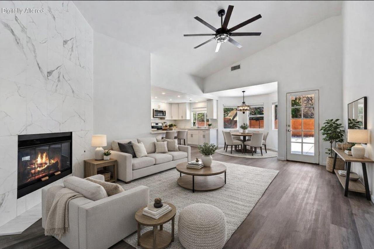 68635 Panorama Road Cathedral City, CA 92234 - Photo 2 of 58 staged Living Room and Breakfast nook