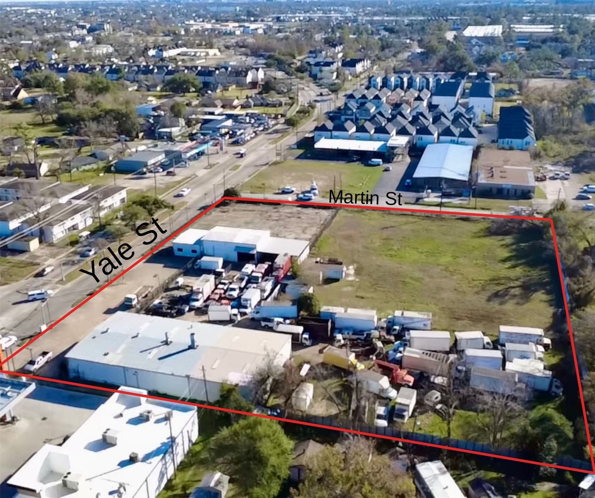 4711 Yale Street Houston, TX 77018 - Photo 3 of 10 an aerial view of a house with a ocean view