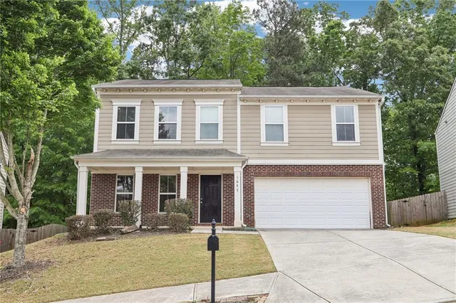 front view of house with a yard