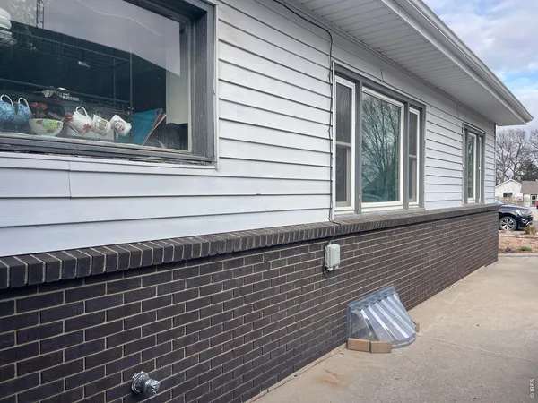 a view of a house with a window