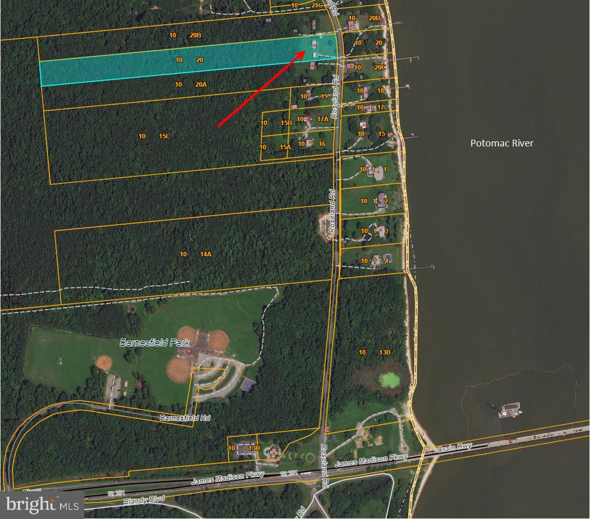 3188 Roseland Road King George, VA 22485 - Photo 34 of 34 GIS Aerial View