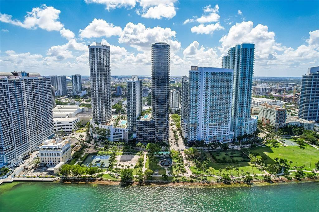 488 Northeast 18th Street, Unit 3503 Miami, FL 33132 - Photo 1 of 16 a view of a city with tall buildings