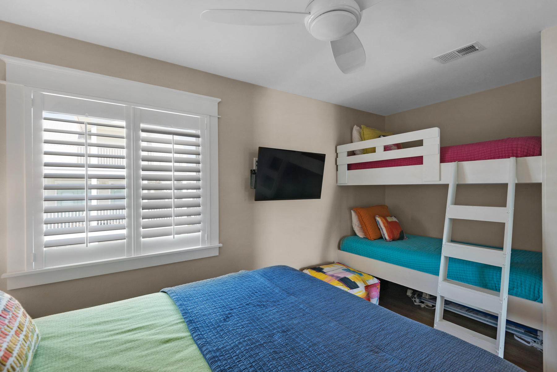 681 Eastern Lake Road, Unit 3 & 4 Santa Rosa Beach, FL 32459 - Photo 25 of 65 a bedroom with bed and a window