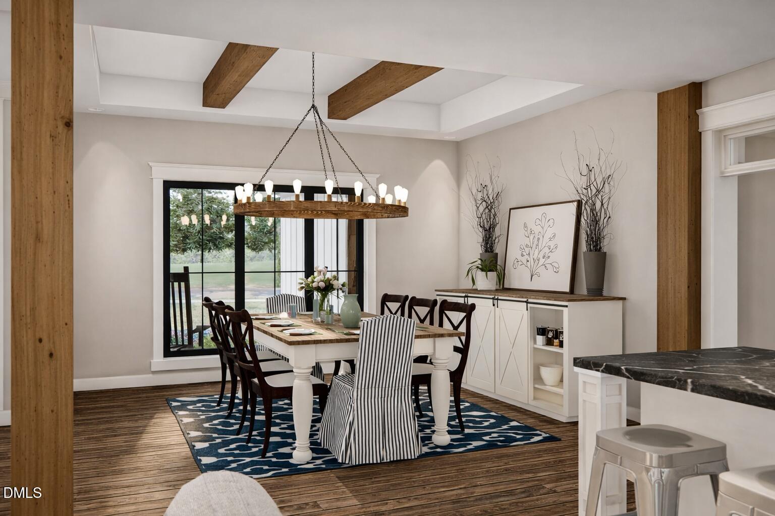 2785 River Meadow Spring Hope, NC 27882 - Photo 4 of 11 a view of a dining room with furniture and window