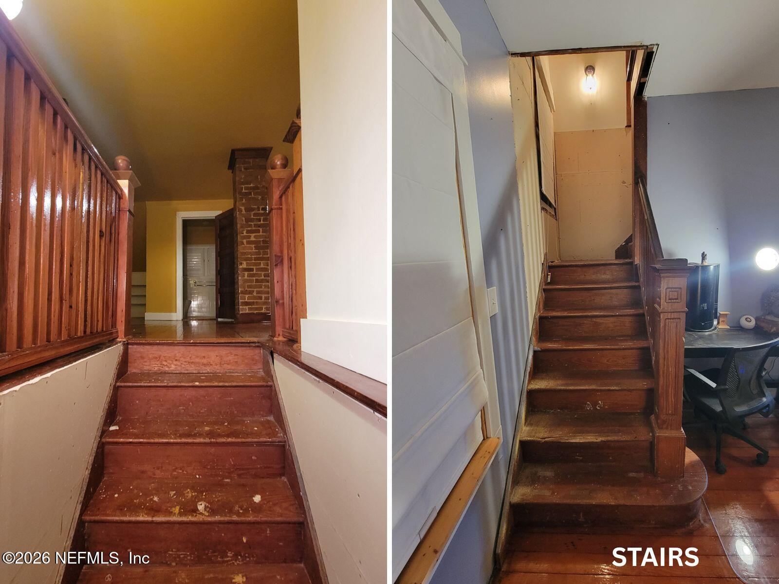 216 Summit Street Crescent City, FL 32112 - Photo 20 of 46 a view of a hallway with wooden floor and stairs