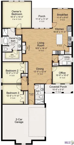 $346,990 | 10651 Deric Avenue, Denham Springs, LA 70726