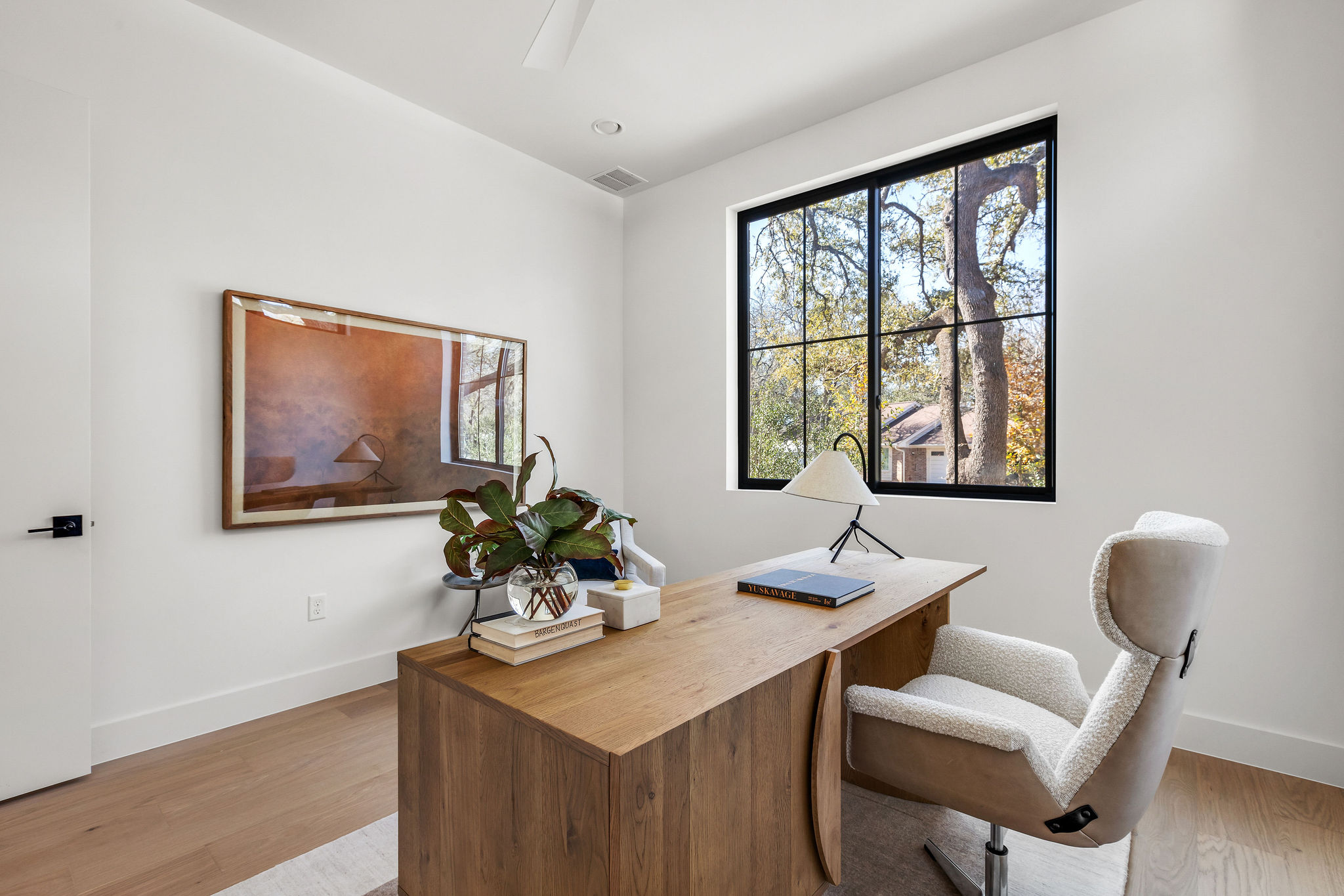 8307 Silver Ridge Drive Austin, TX 78759 - Photo 18 of 27 Office space featuring light wood finished floors