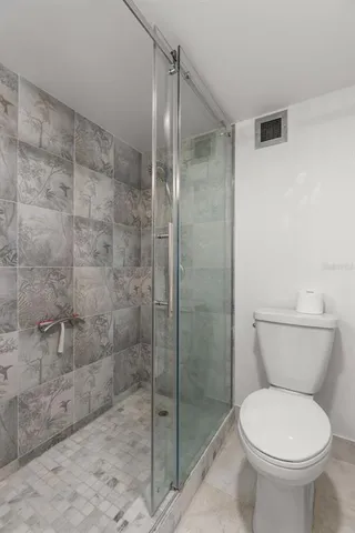 a view of balcony with furniture