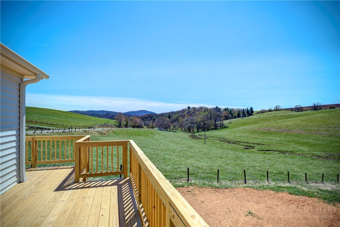1052 Halsey Knob Road Sparta, NC 28675 - Photo 25 of 28 a view of a garden with an ocean view
