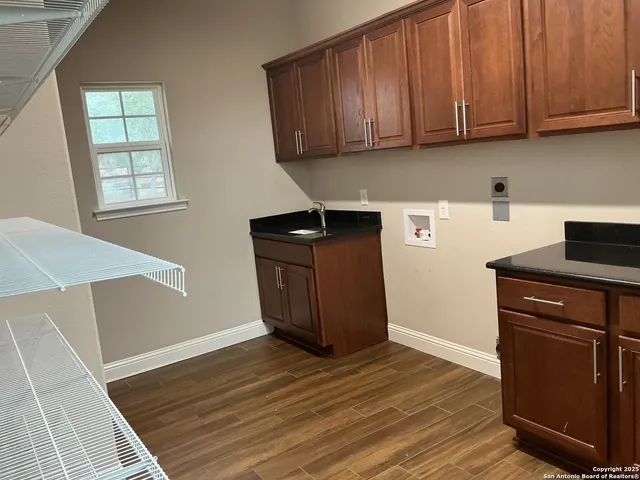 a close view of closet