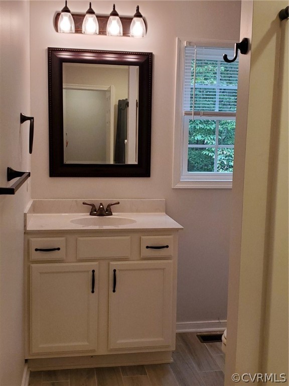 10140 Reed Rock Road Amelia Court House, VA 23002 - Photo 23 of 27 a bathroom with a sink and a mirror