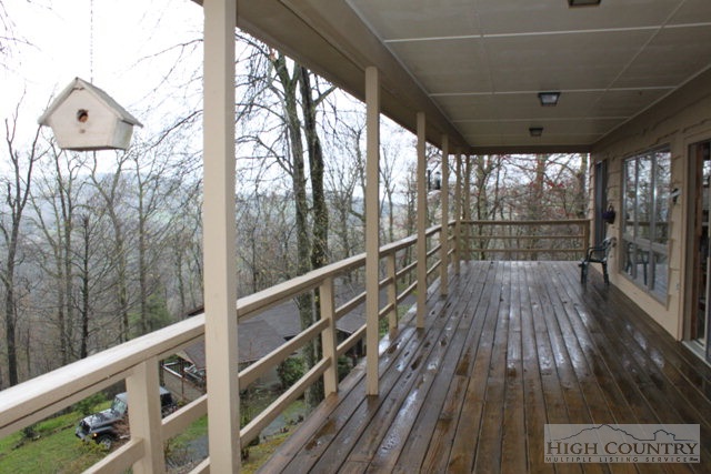 372 Heritage Ridge Road Boone, NC 28607 - Photo 24 of 34 a view of a balcony with wooden floor