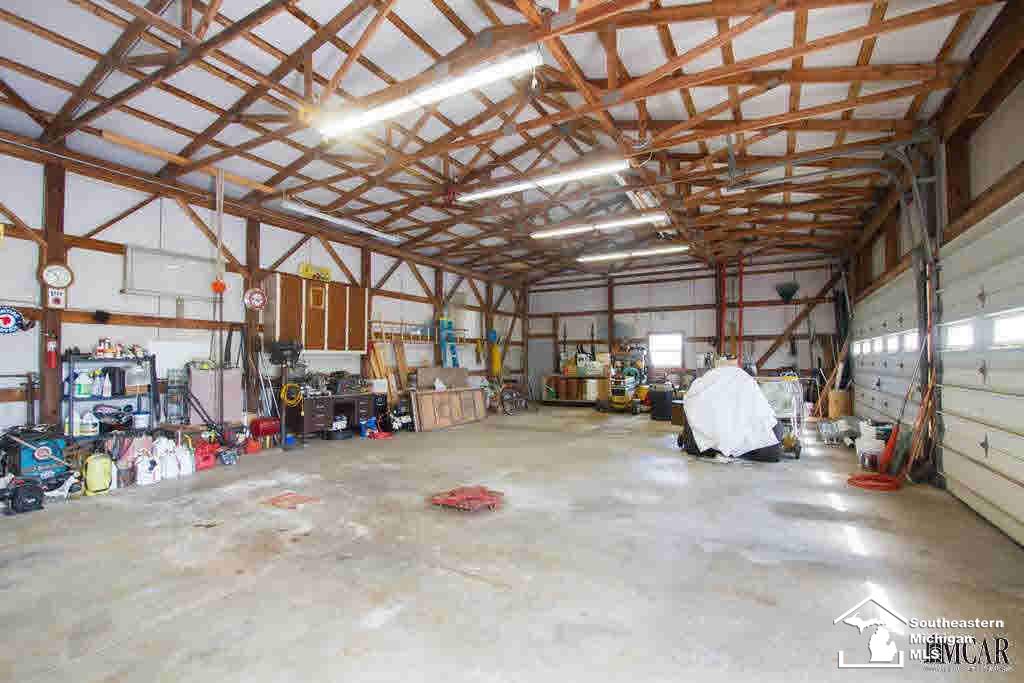 7364 Beck Road Ottawa Lake, MI 49267 - Photo 37 of 45 Pole Barn Interior