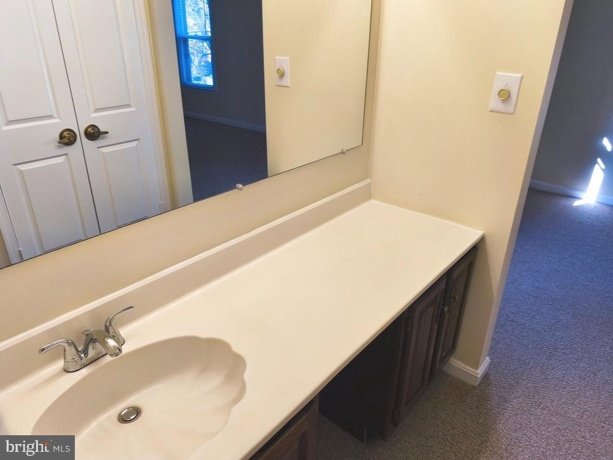 12452 Sweet Leaf Terrace Fairfax, VA 22033 - Photo 24 of 38 a bathroom with a sink and a mirror