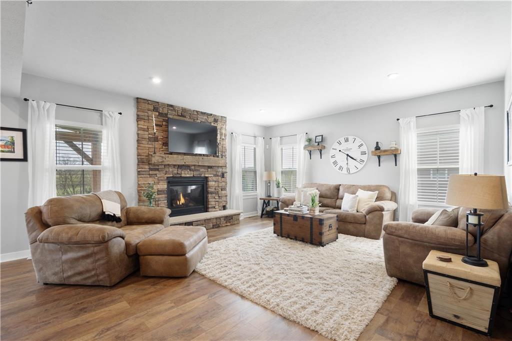 234 Regency Drive Eighty Four, PA 15330 - Photo 12 of 47 a living room with furniture and a fireplace