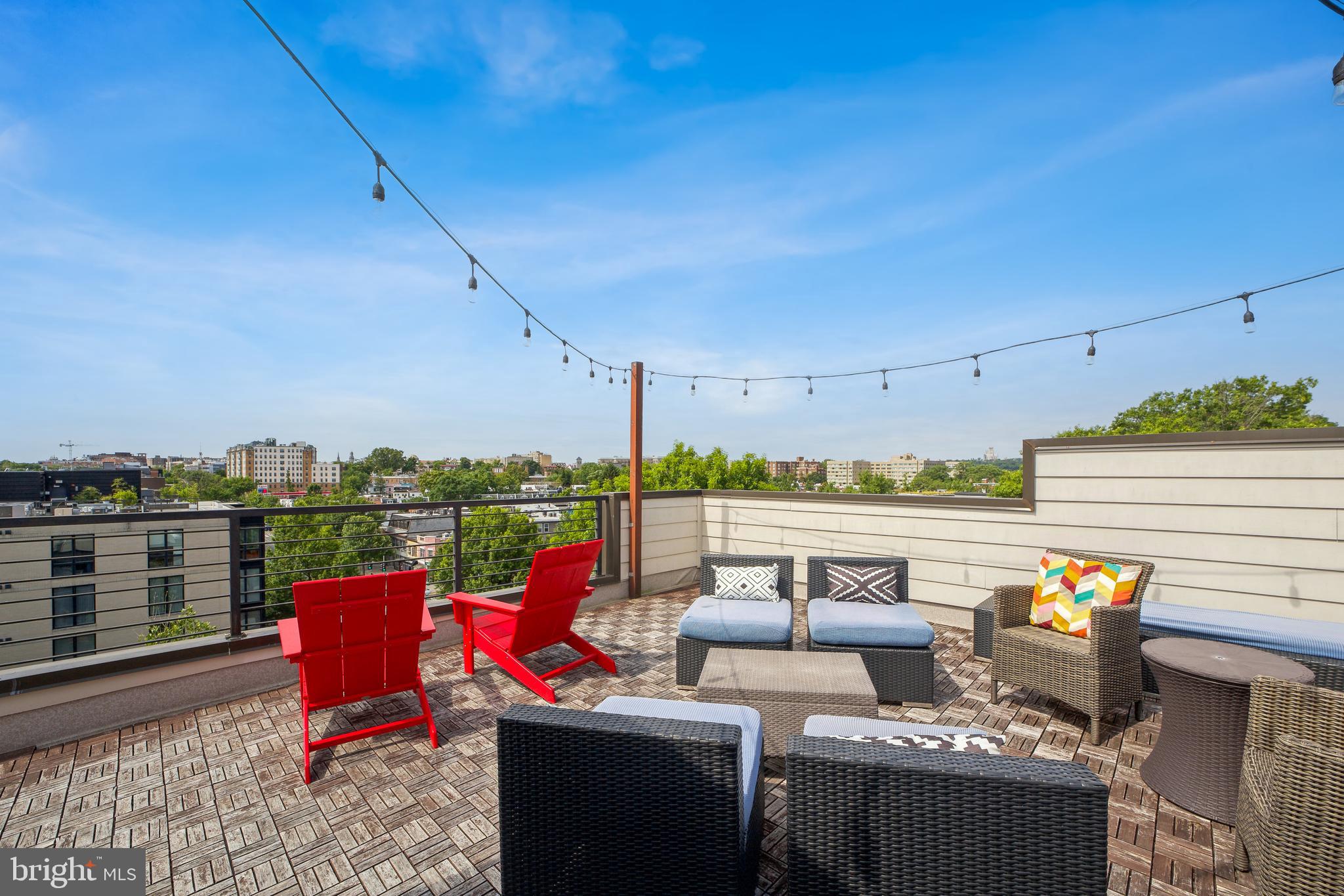 3815 14th Street Northwest, Unit 6 Washington, DC 20011 - Photo 13 of 15 a view of a roof deck with furniture
