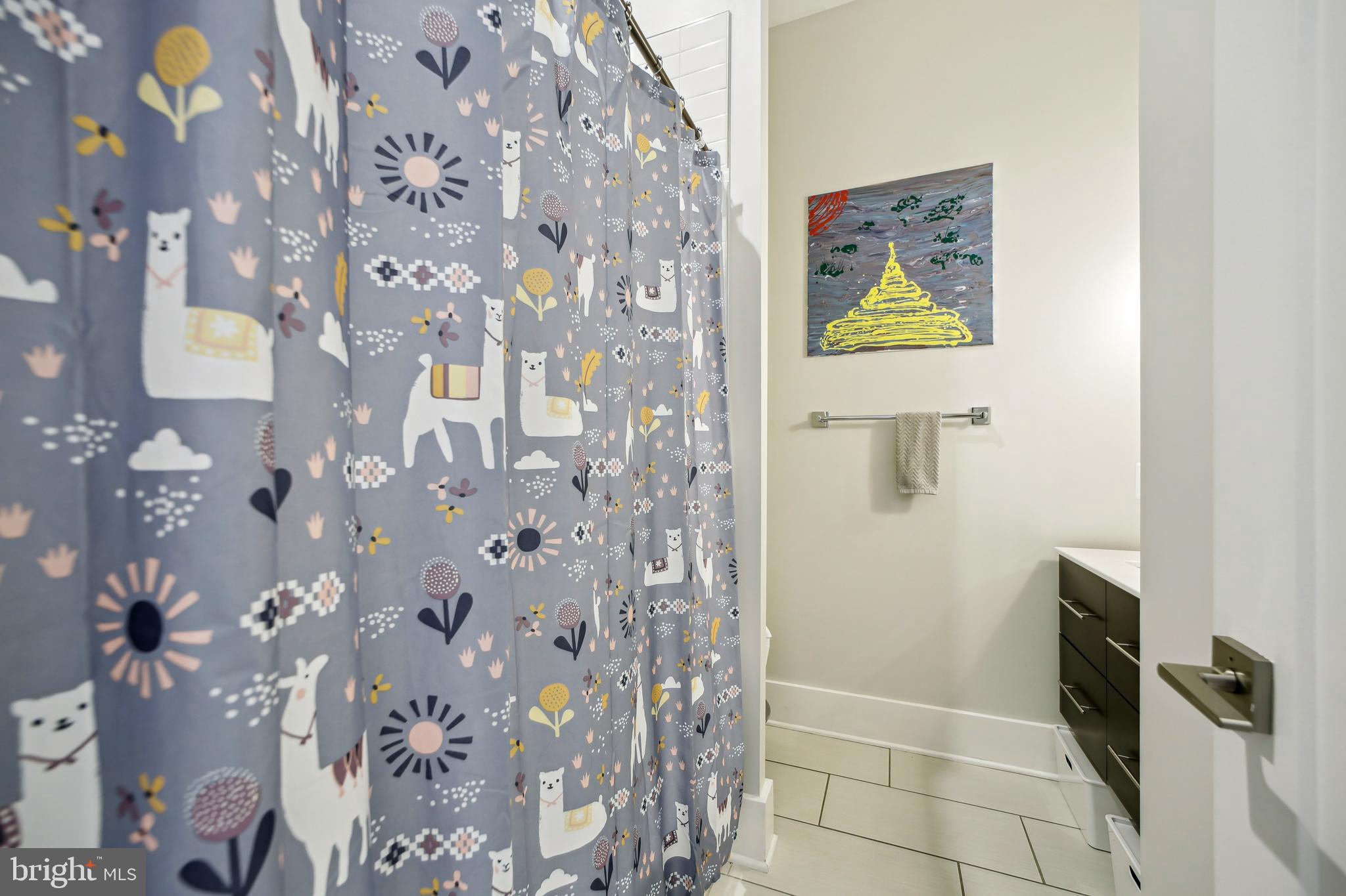 3815 14th Street Northwest, Unit 6 Washington, DC 20011 - Photo 10 of 15 a bathroom with a shower and a sink