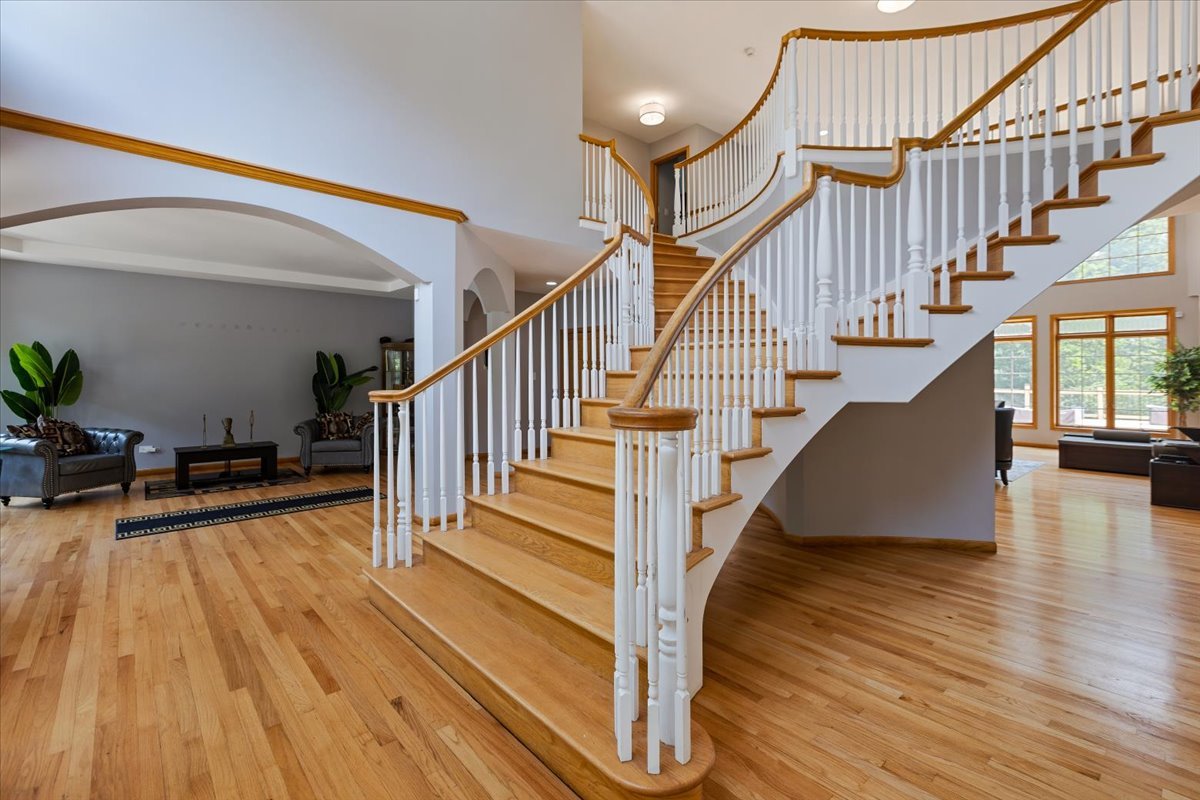 872 Rosedale Terrace Crete, IL 60417 - Photo 15 of 54 a view of entryway and hall with wooden floor