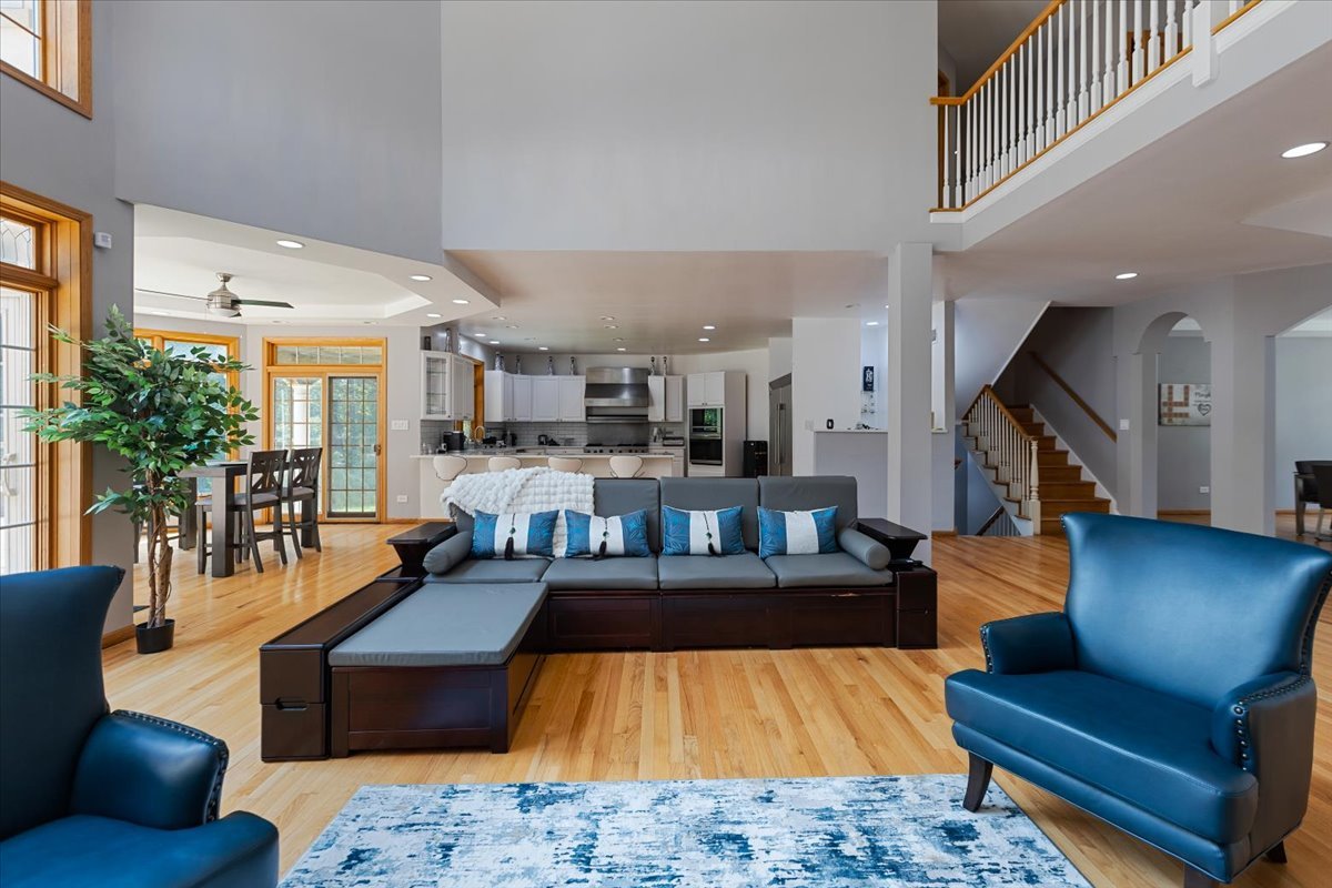 872 Rosedale Terrace Crete, IL 60417 - Photo 29 of 54 a living room with furniture and wooden floor