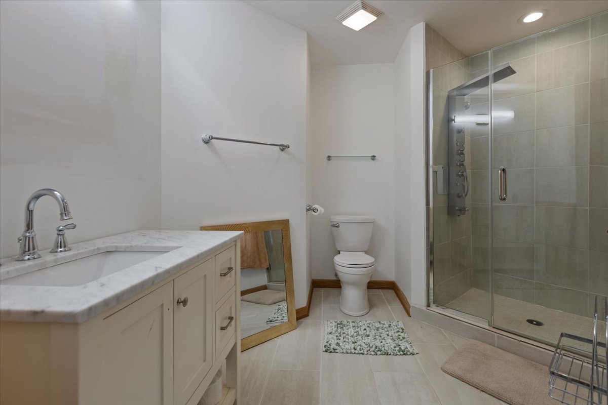 872 Rosedale Terrace Crete, IL 60417 - Photo 41 of 54 a bathroom with a sink a toilet and shower