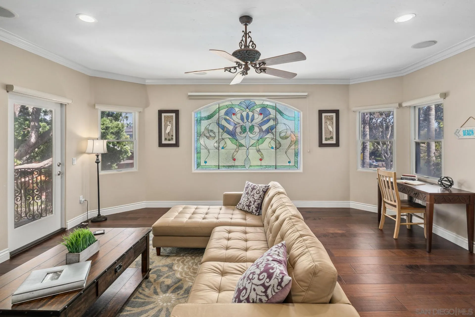 1100 Pine Street Coronado, CA 92118 - Photo 26 of 57 a bedroom with furniture and a wooden floor