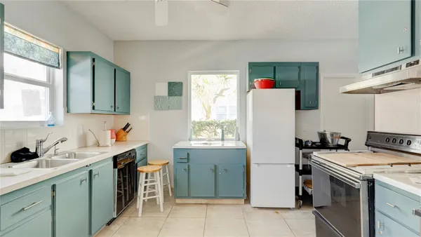 a room with storage and utility