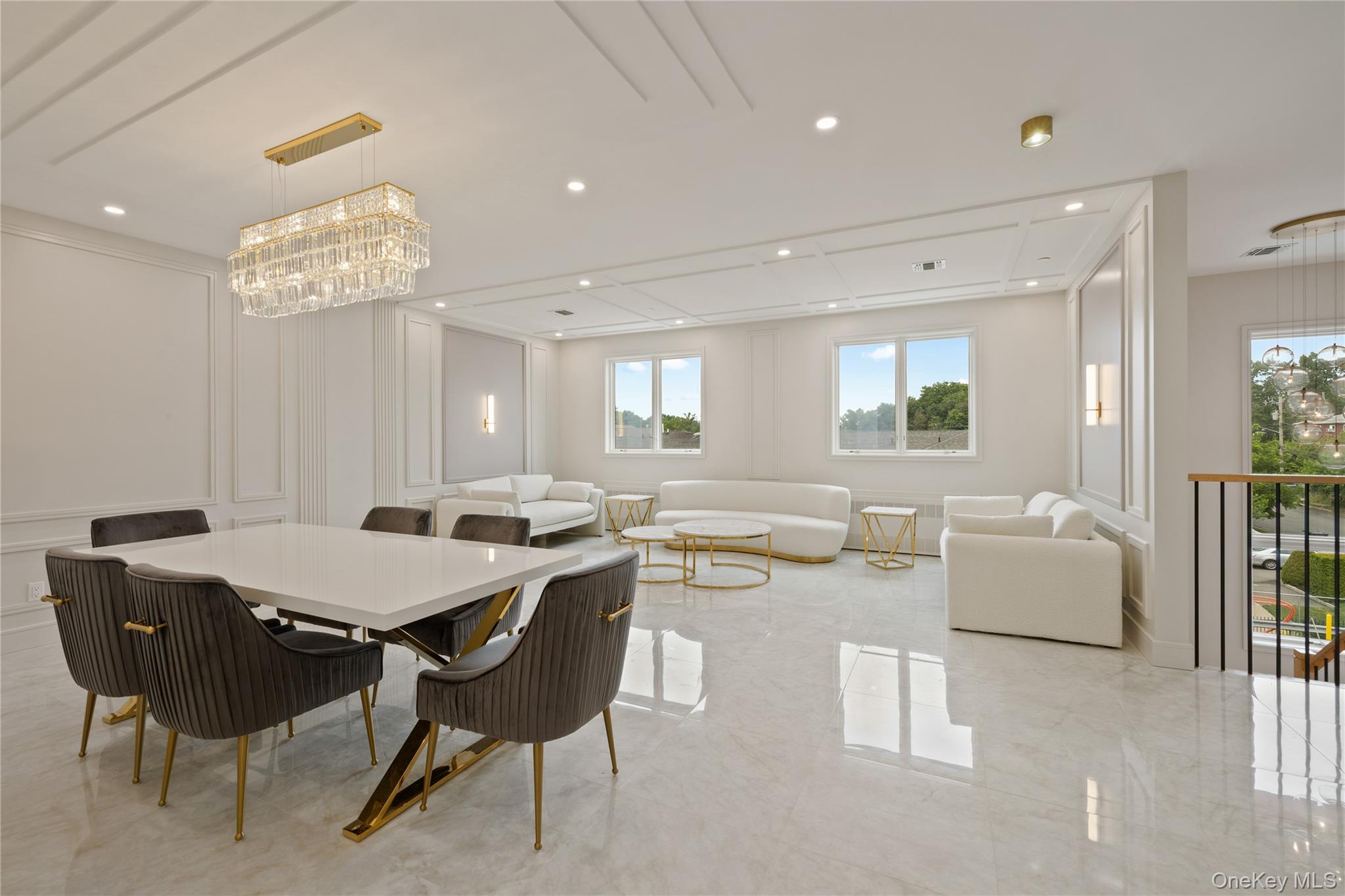15 Ridge Avenue, Unit 204 Spring Valley, NY 10977 - Photo 5 of 41 a view of a dining room with furniture and wooden floor