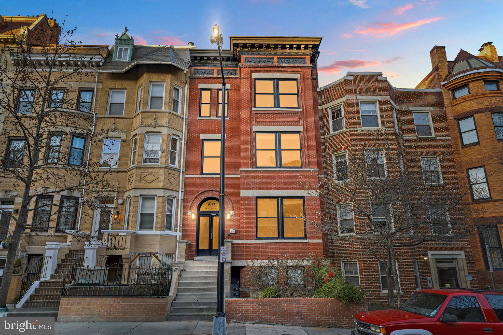 1837 Kalorama Road Northwest, Unit F Washington, DC 20009 - Photo 39 of 42 Charming urban brownstone facade.