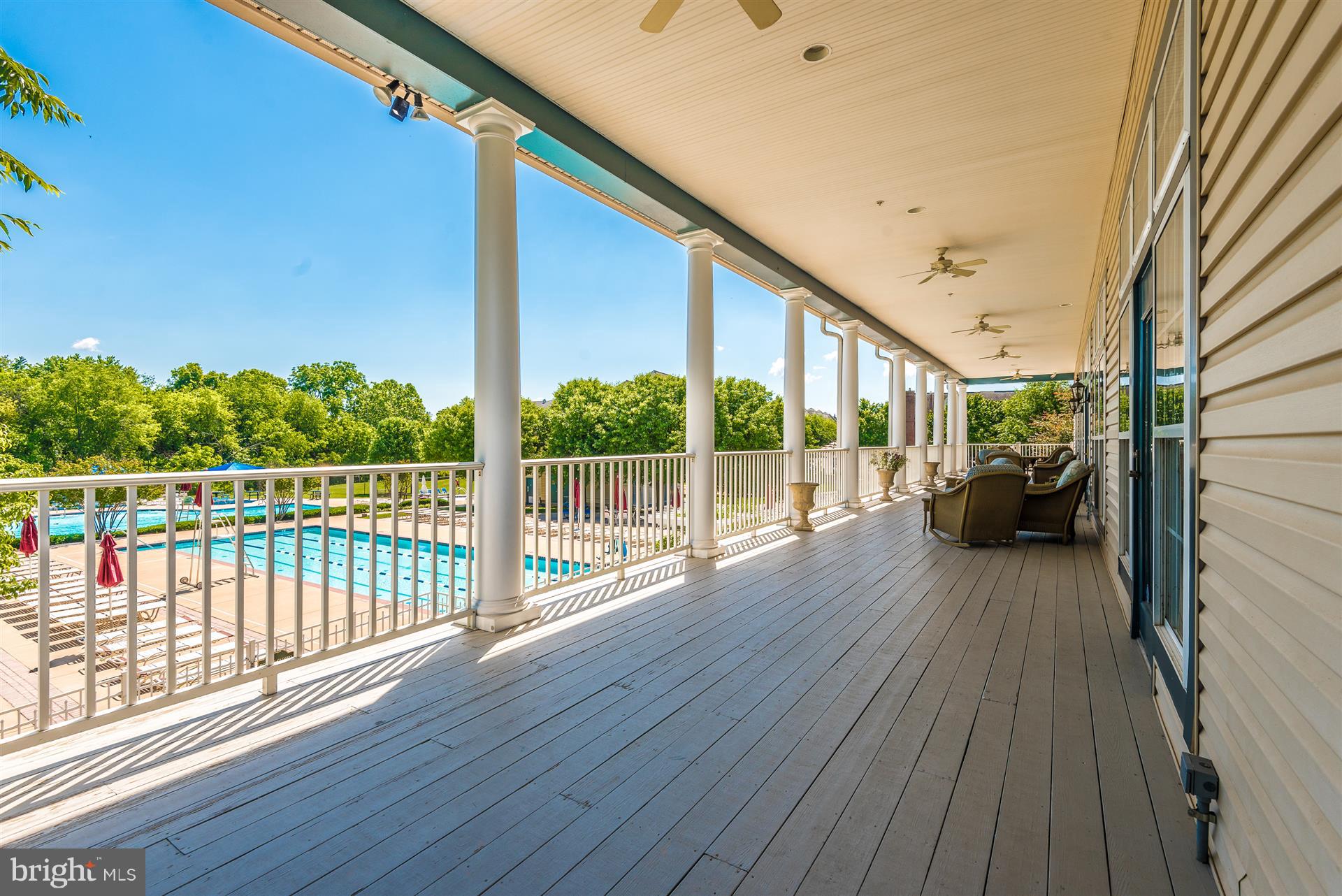 2426 Stoney Creek Road Frederick, MD 21701 - Photo 36 of 39 Relax on the back veranda and watch the swimmers!
