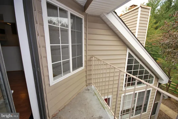 a view of front door of house
