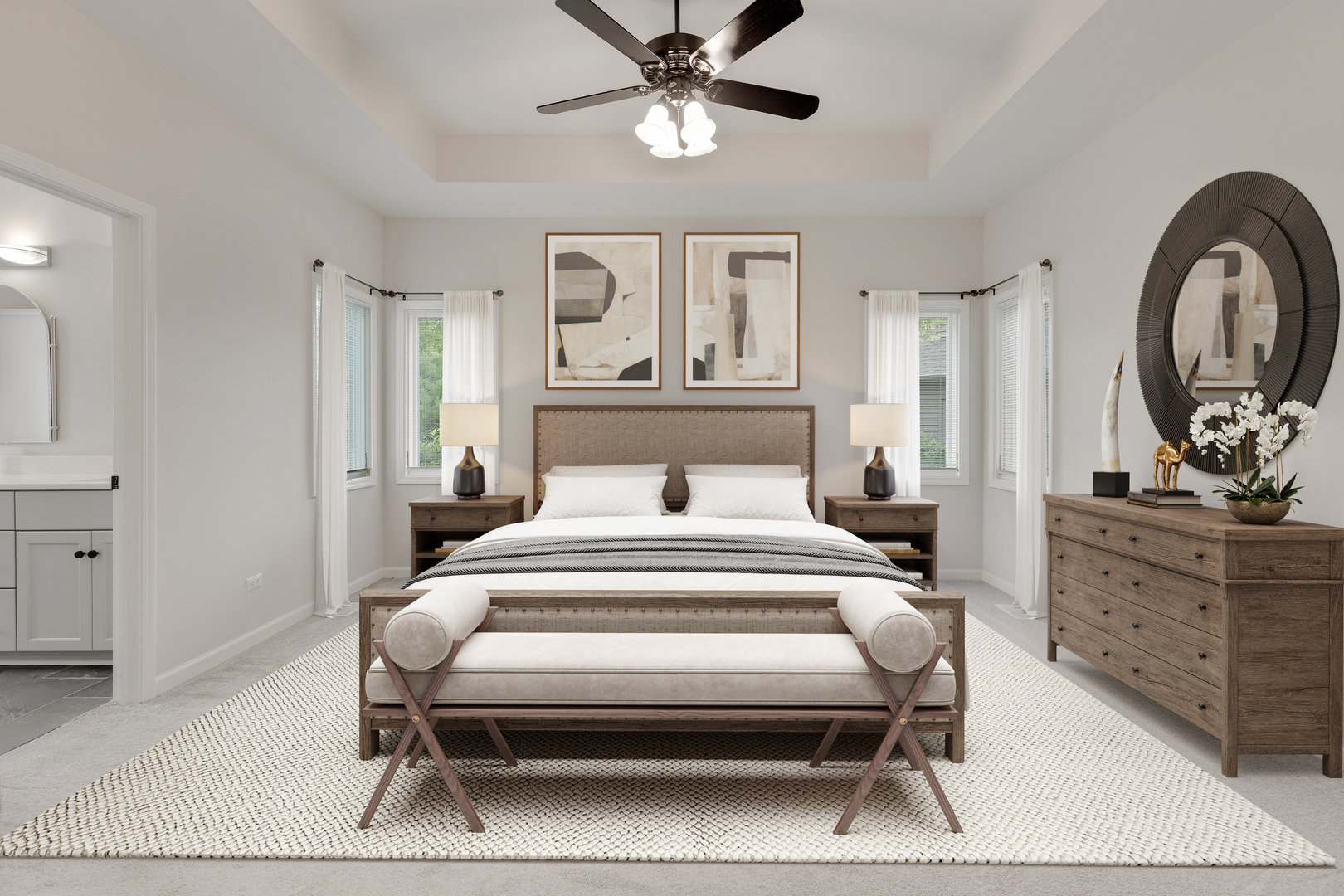 835 Longview Court Sugar Grove, IL 60554 - Photo 6 of 32 a bedroom with a bed and a dresser