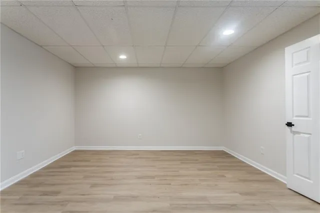 wooden floor in an empty room