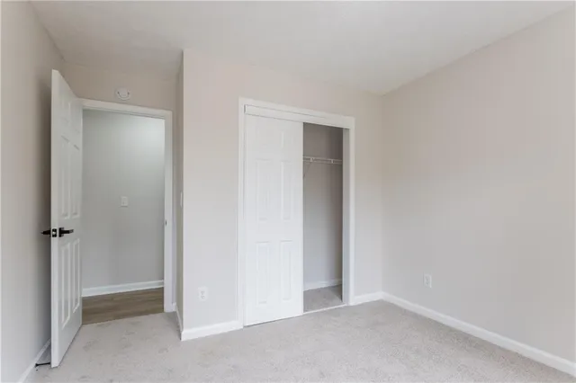 a view of an empty room