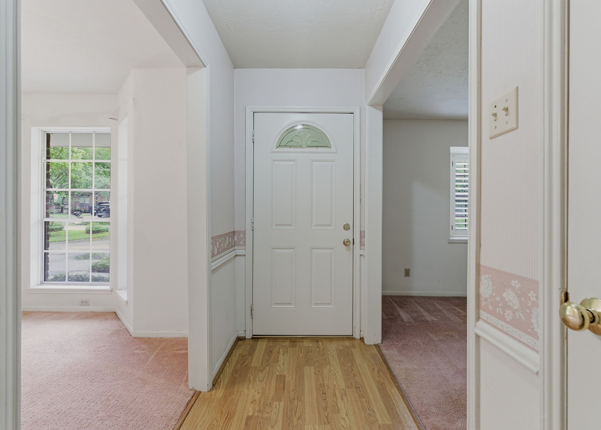 26503 Hillside Drive Spring, TX 77386 - Photo 3 of 22 a view of a hallway with wooden floor and closet