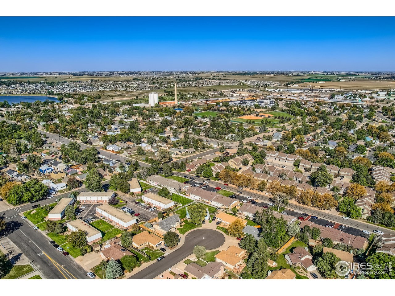 121 Chestnut Street Windsor, CO 80550 - Photo 39 of 42 an aerial view of residential building and green space