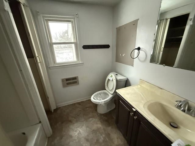 239 Harriston Road Grottoes, VA 24441 - Photo 16 of 20 a bathroom with a granite countertop sink toilet and mirror