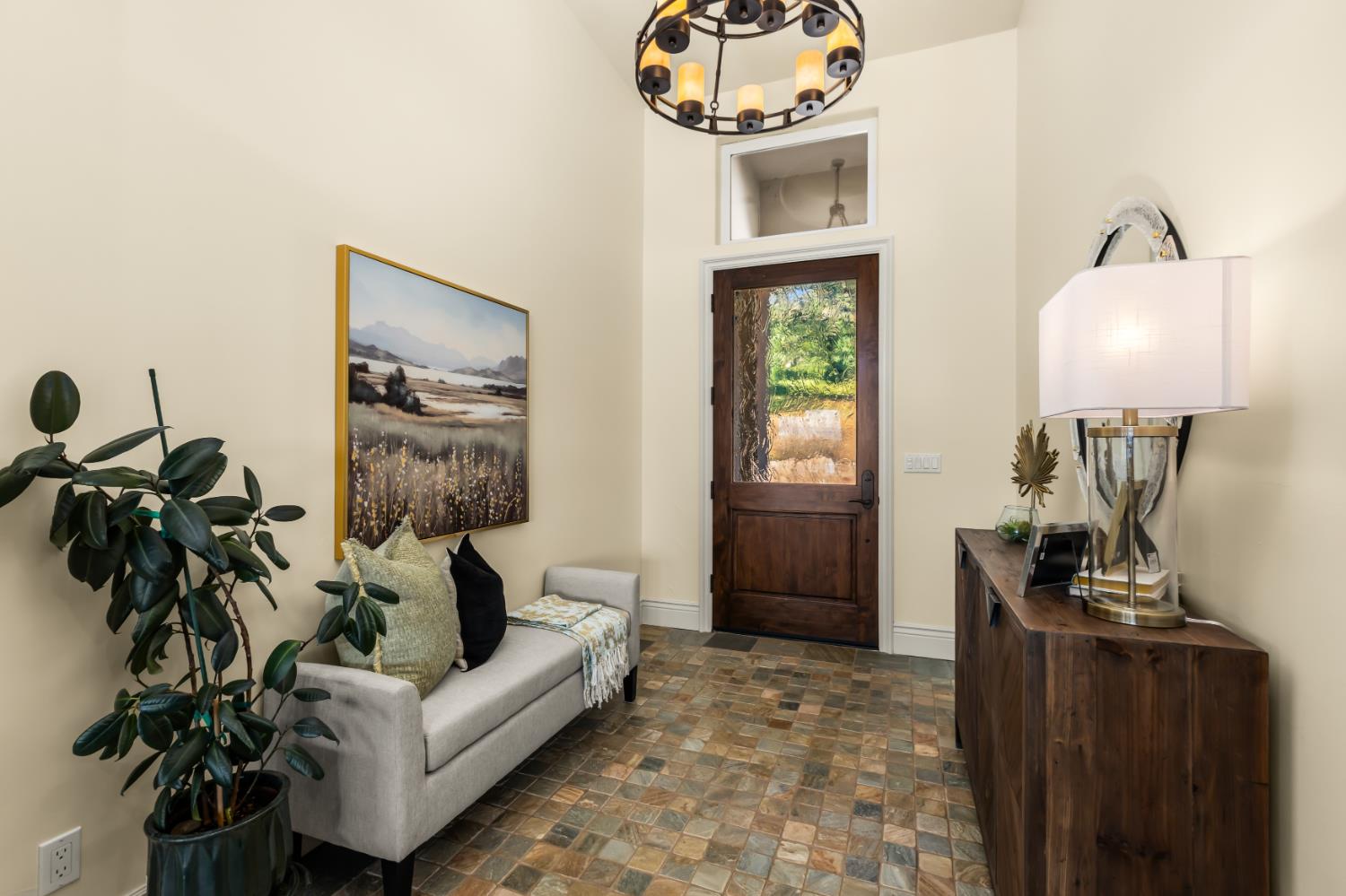 2385 Bald Hill Road Auburn, CA 95603 - Photo 13 of 63 Slate floors and oval tray ceiling
