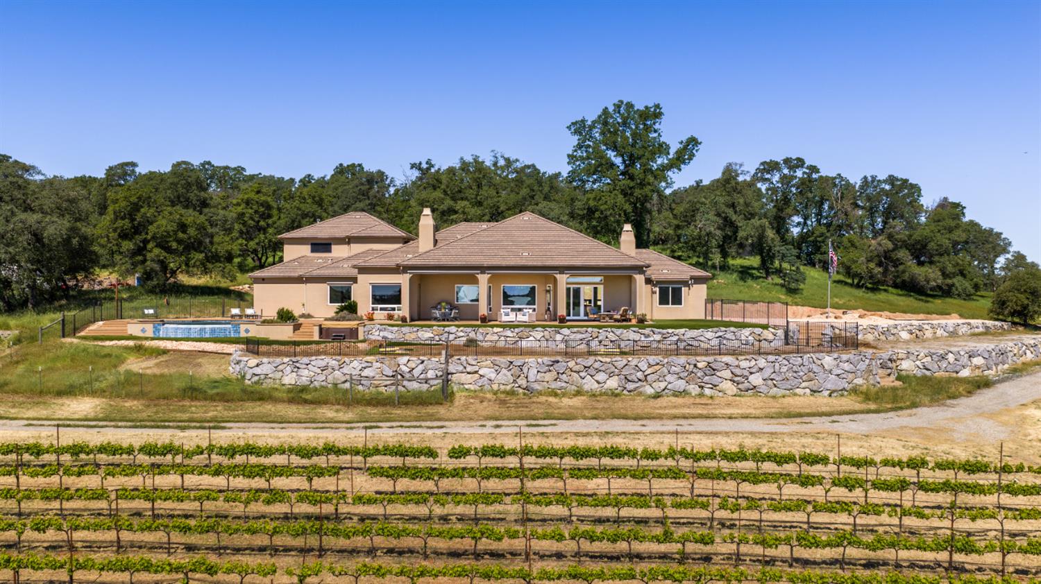 2385 Bald Hill Road Auburn, CA 95603 - Photo 52 of 63 The covered porch has electronic screens - see the cinematic video