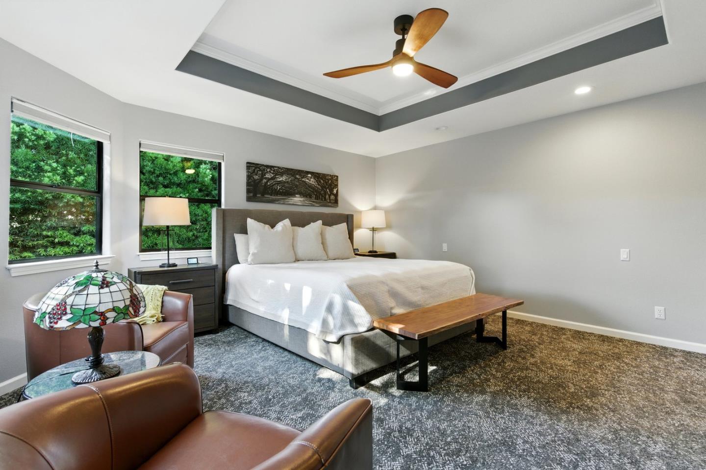 735 Georgetown Place Gilroy, CA 95020 - Photo 21 of 48 a bedroom with a large bed and a window