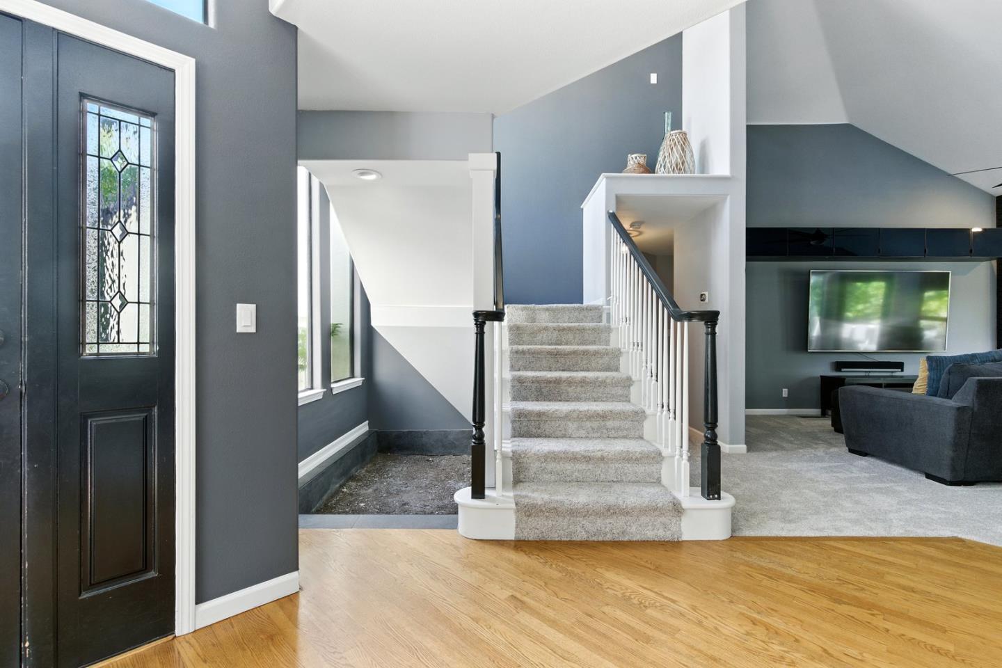 735 Georgetown Place Gilroy, CA 95020 - Photo 5 of 48 a view of entryway and hall with wooden floor