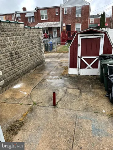 a street view of a building